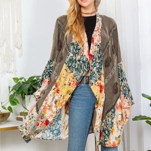 NWT YOUNG THREADS BLAZER/KIMONO